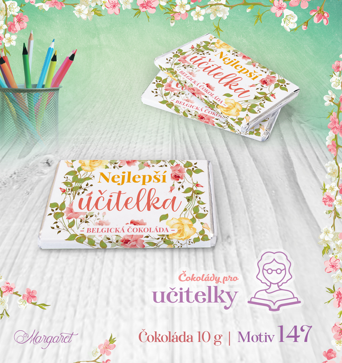 Belgické čokoládky 10 g (7 ks) | Motiv 147